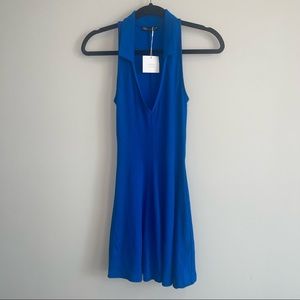 Blue Zara tennis dress